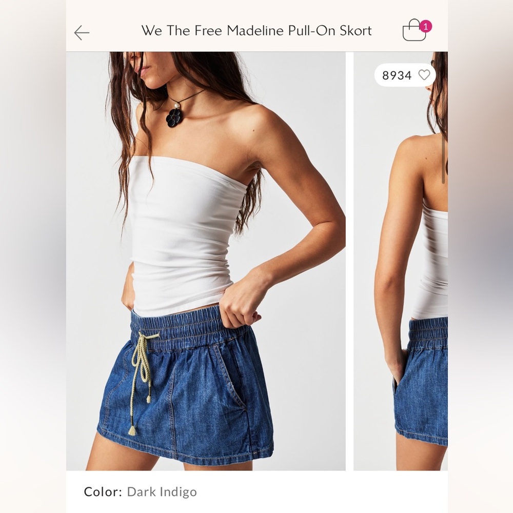 We The Free Madeline Pull-On Skort